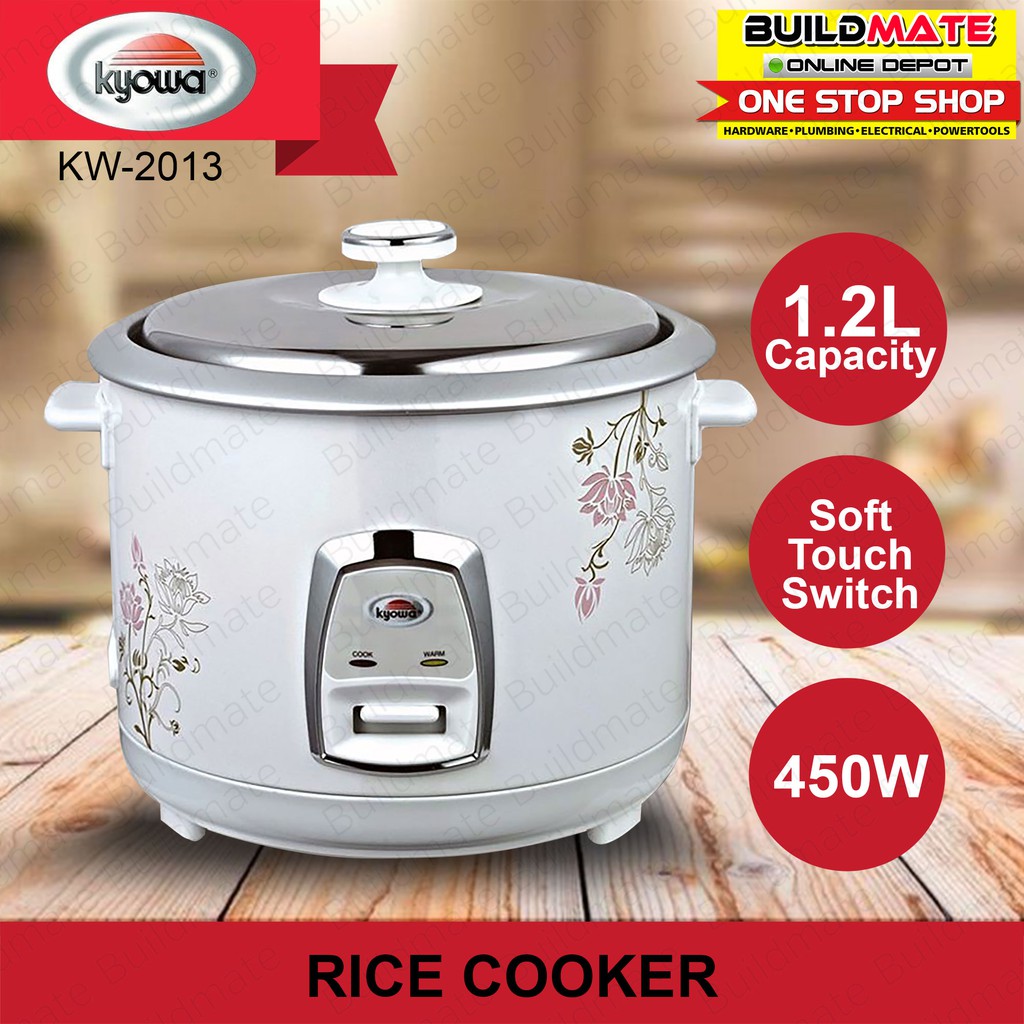 KYOWA Rice Cooker 1.2L with Soft Touch Switch 450W KW2013 •BUILDMATE• Shopee Philippines