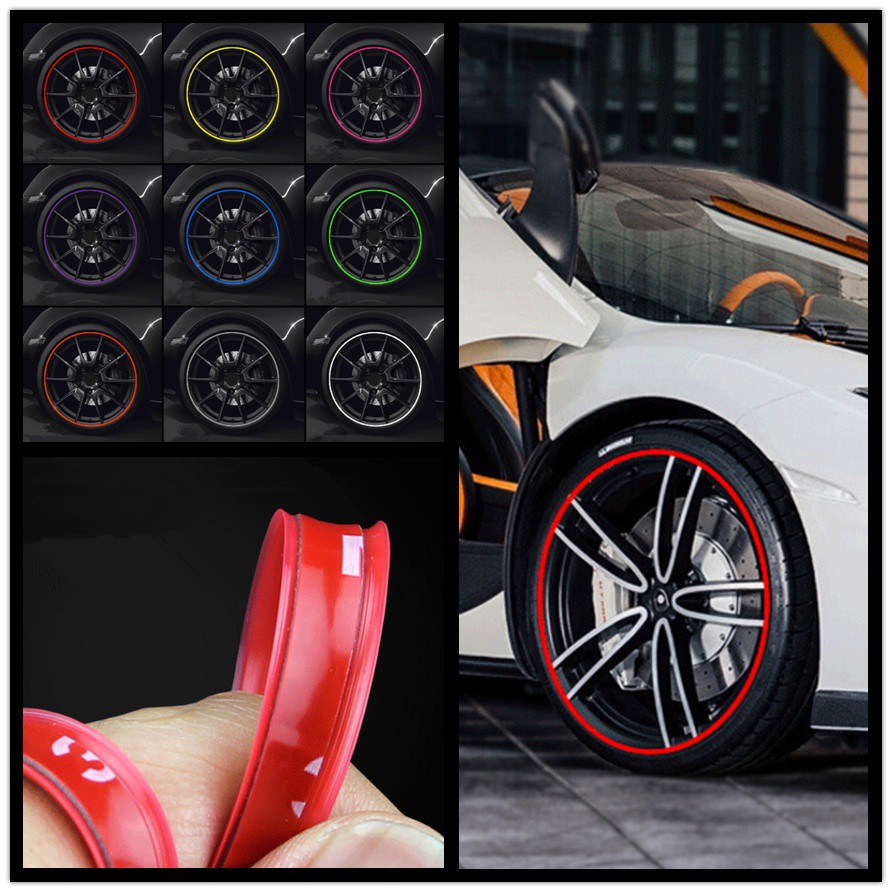 10 Color 8M/ Roll New Styling IPA Rimblades Car Color Wheel Rims ...