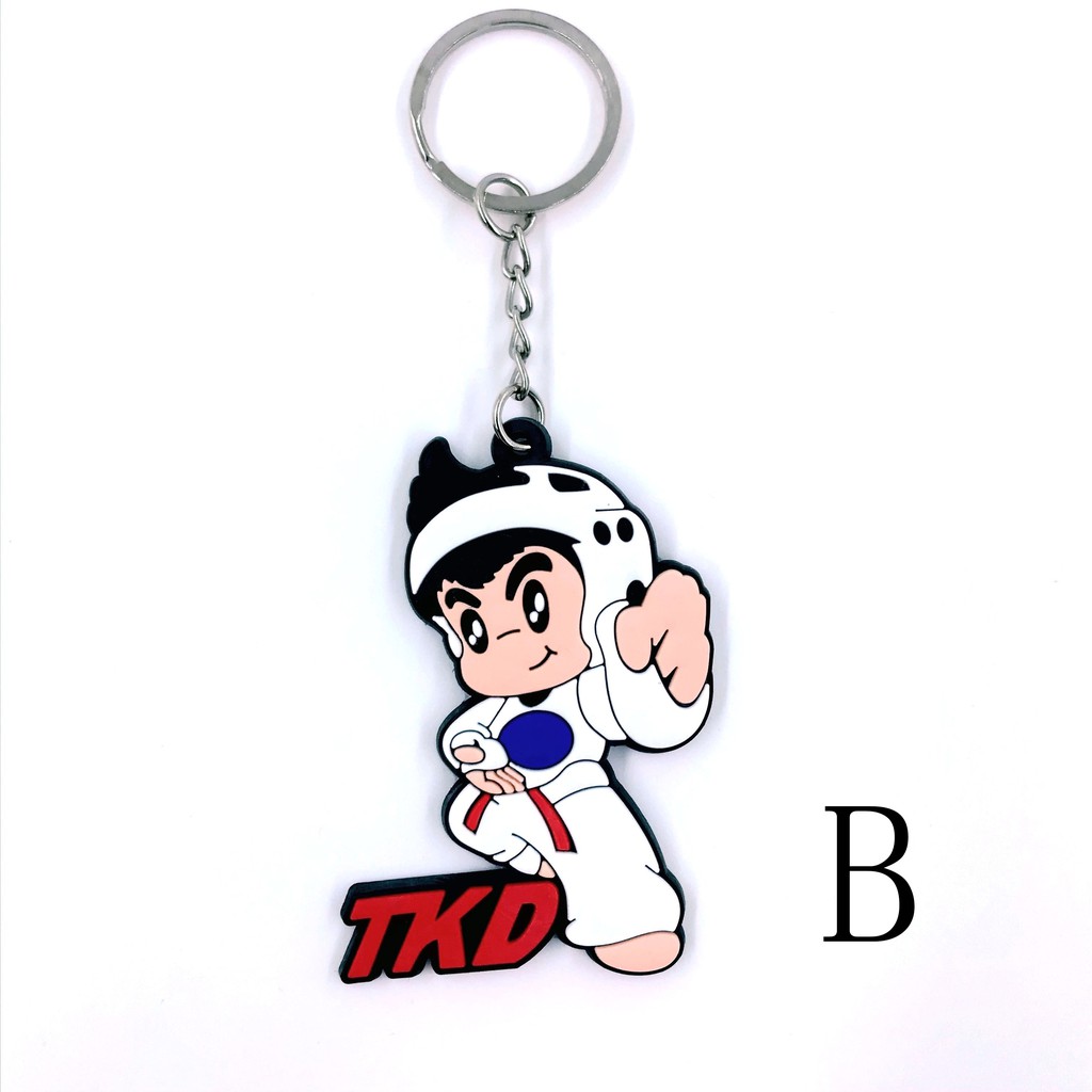 Random shipments Keychain Taekwondo Supplies Cartoon Sport Gifts for Birthday Keepsake Pendant Key Button key Ring Shopee Philippines