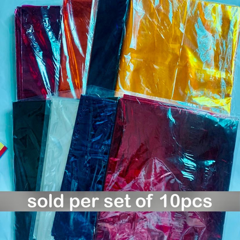 CELLOPHANE, Yema Wrapper, Plastic Gift Wrapper (Folded 10pcs