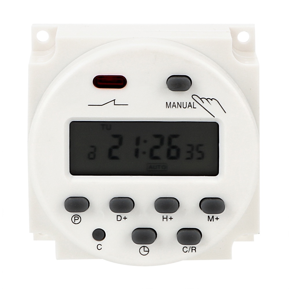 Digital LCD Electronic Time Control Switch Auto On/Off Relay Daily ...