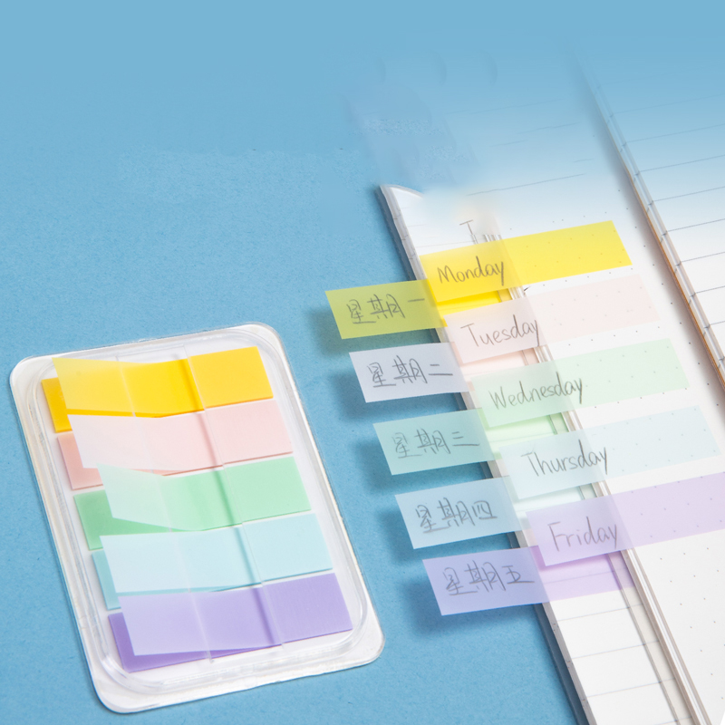 Index Label Stickers 100pages Color Removable Bookmark Stickers 21606 ...