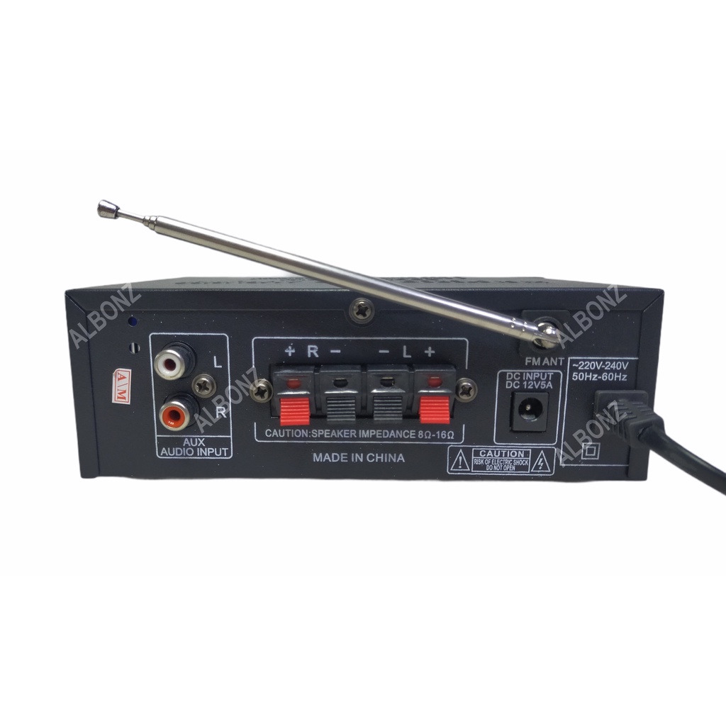 Amplifier Car Stereo AK-699 BT with Bluetooth/USB/TF/FM Hi-Fi Stereo ...