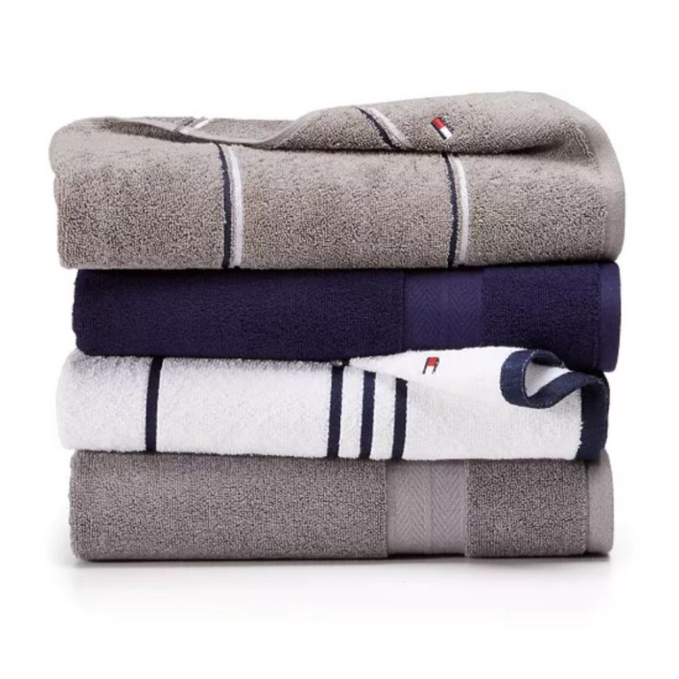 Tommy hilfiger modern american cotton towel hotsell