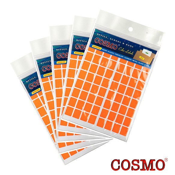 Cosmo Labels Rectangle FL1215 (5Packs) | Shopee Philippines