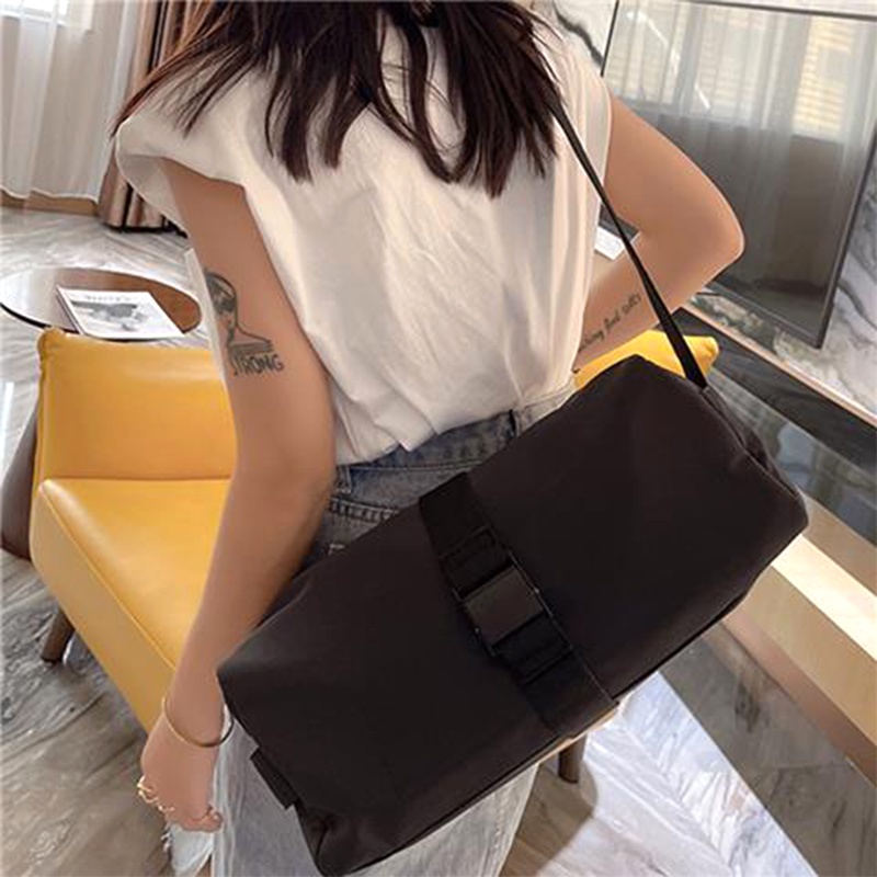 Gym Bag Large Capacity Sports Luggage Bag Yoga Travel Shoulder Messenger Bag Lightweight Nylon Bag Shopee Philippines