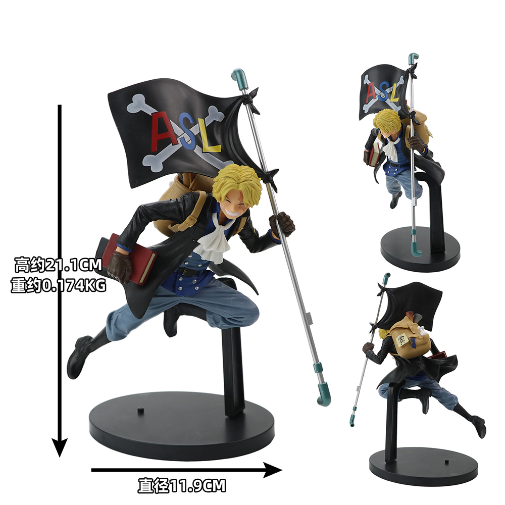 LANFY Ornaments Monkey D Luffy Figure Figurines Three Brothers Figure