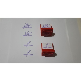 rubber stamp machine made Full Name with Signature Shopee