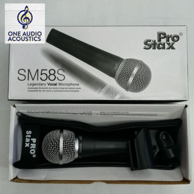 Pro Stax SM58S Microphone Shopee Philippines