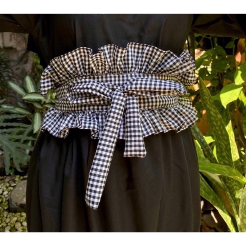 Obi belt Ruffle/ belt | Shopee Philippines