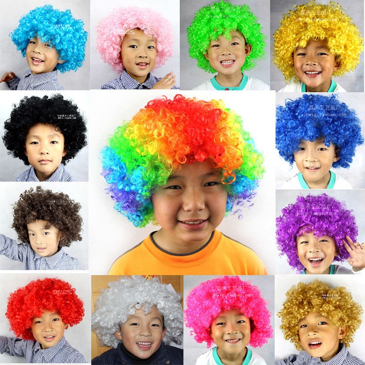 Colorful wigs for sale kids