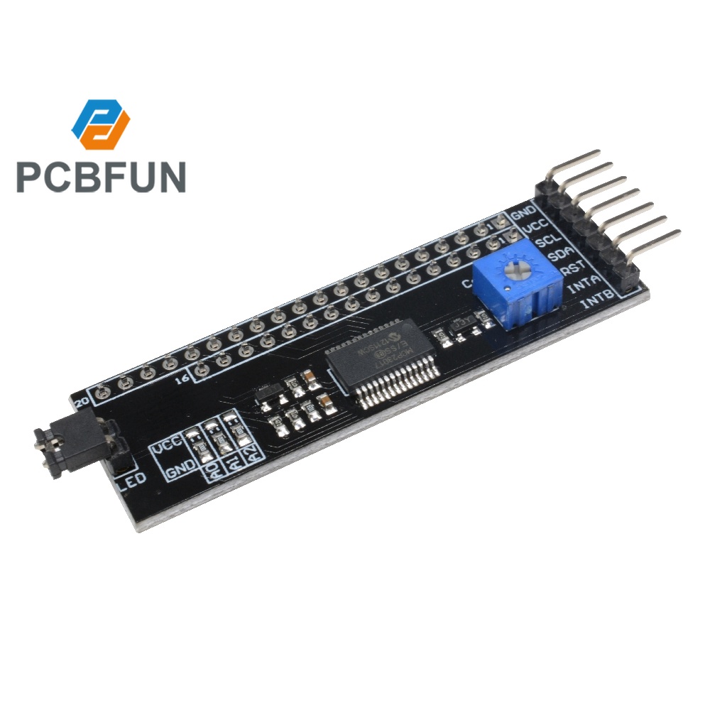 Pcbfun For Arduino 5V 1602/2004/12864 Iic/I2C Lcd Serial Interface ...