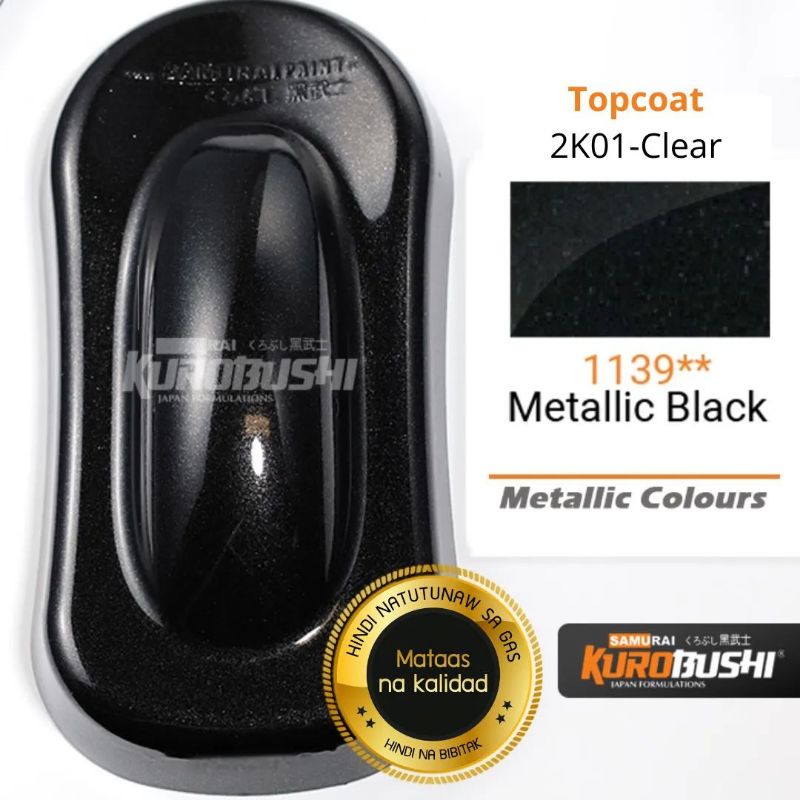 Samurai Paint Metallic Black code: 81/1139 | Shopee Philippines