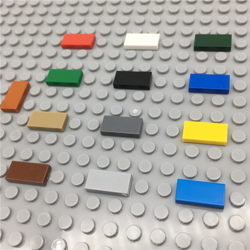 [Smooth Flat] 1*2 Small Particle Compatible DIY Compatible 3069 MOC ...