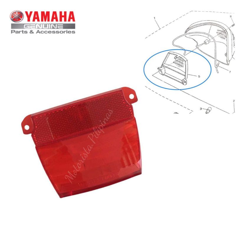 Mio sporty Tail light lens Original/Genuine Yamaha Shopee Philippines