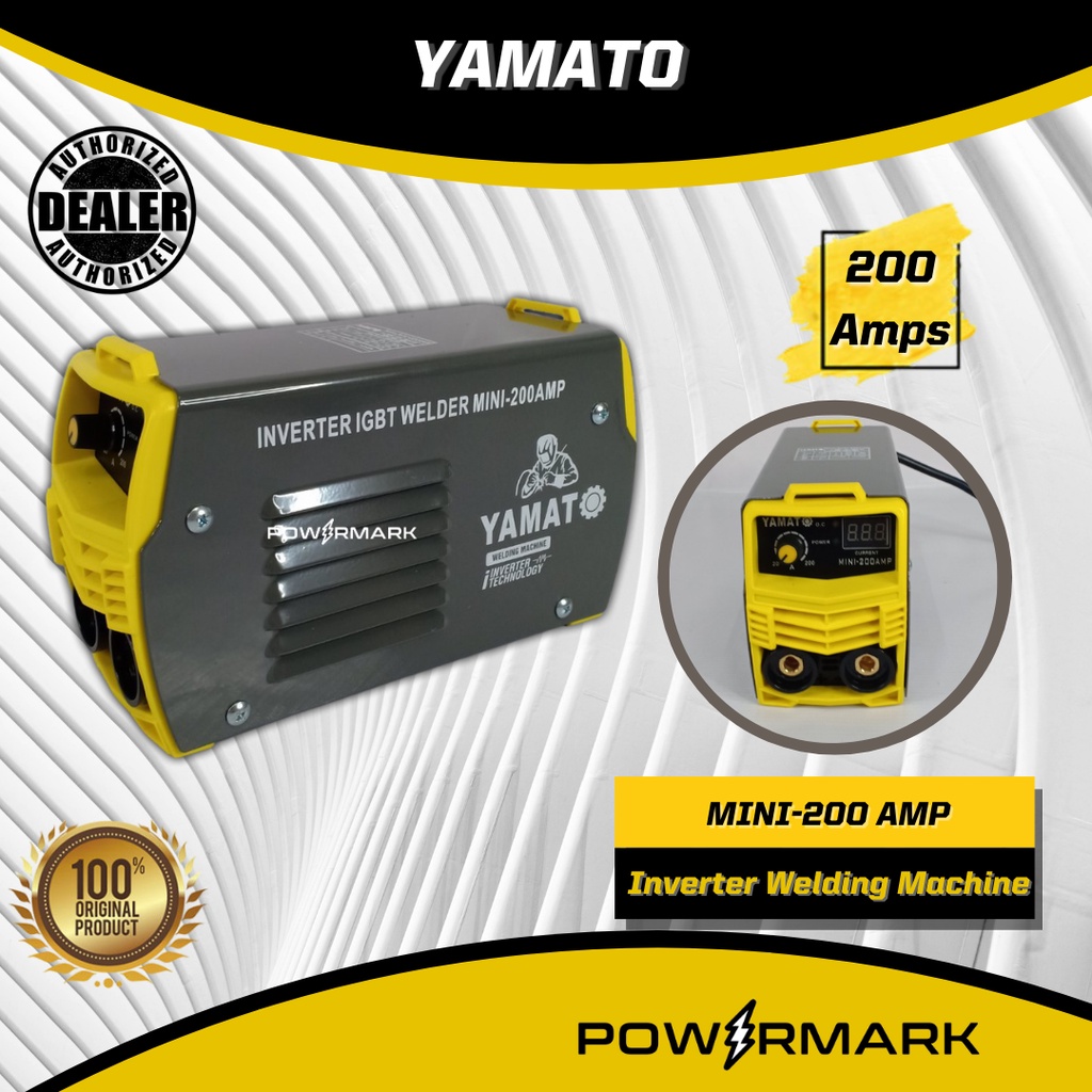 ＞yamato Mini 200 Amp Inverter Welding Machine 200 Amperes Inverter Igbt Technology Powermark 