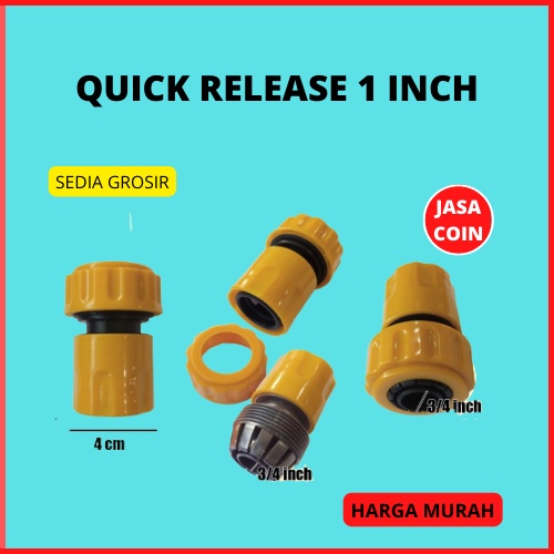 1 INCH QUICK RELEASE Hose Connector JASACOIN | Shopee Philippines