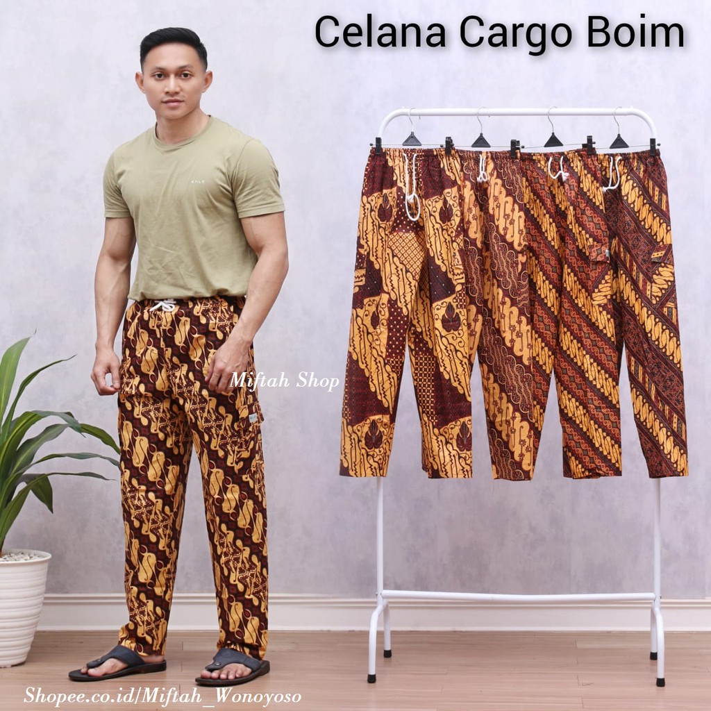 Boim Adult Batik Pants fit to XXL / JUMBO Long Casual Extra Big Size ...
