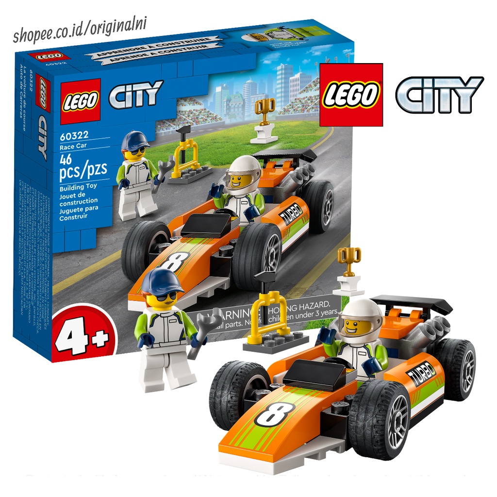 Lego City 60322 Race Car - Lego Car | Shopee Philippines