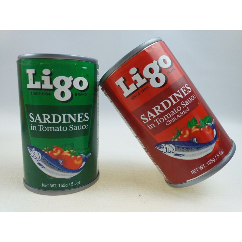 Ligo Sardines In Tomato Sauce & Chili Added 155 grams | Shopee Philippines