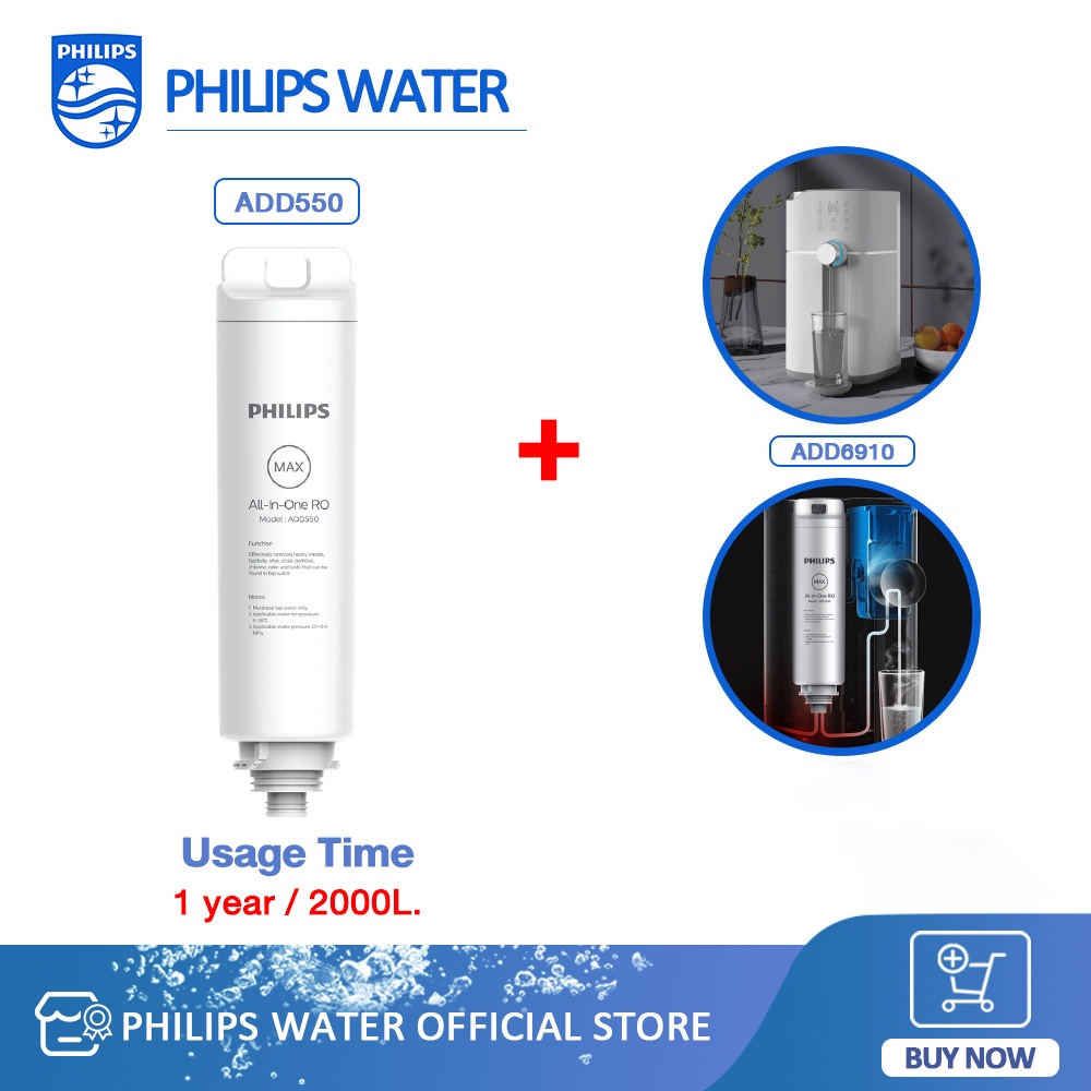 Philips Water Filters Add550 Replacement Filter Cartridge For Add6910