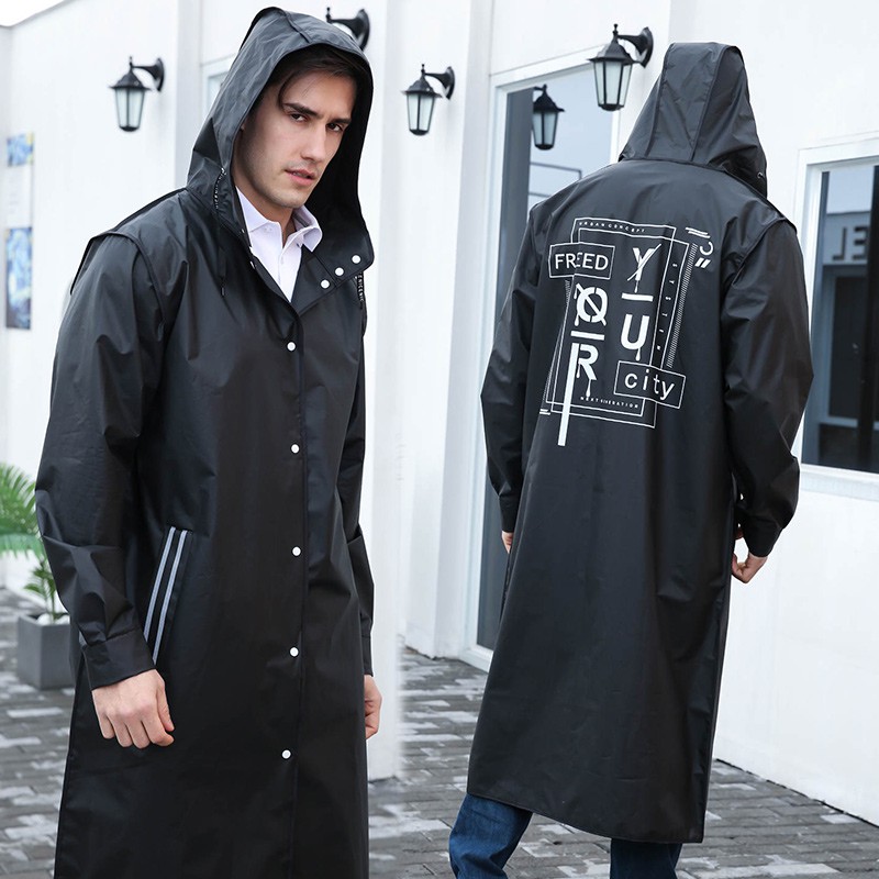 Mens hot sale raincoat fashion