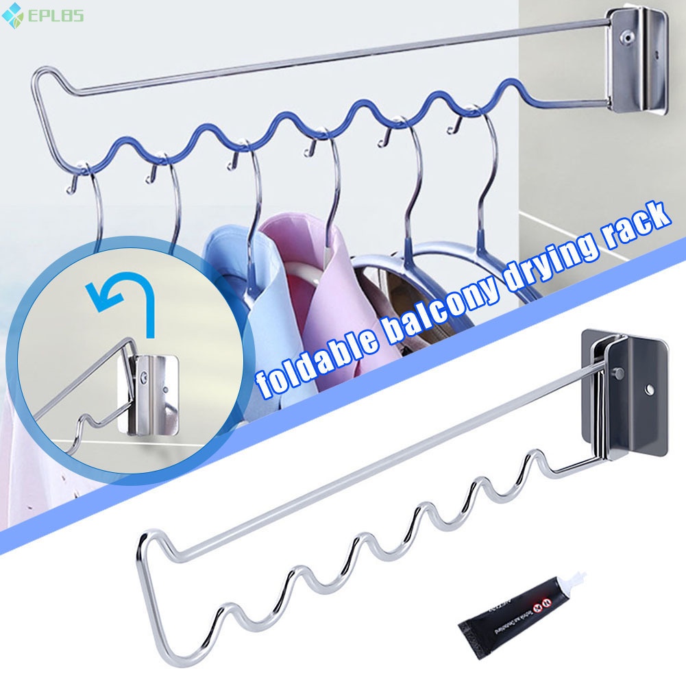 Retractable Clothes Drying Rack Wall Mounted Clotheshorse Hanging