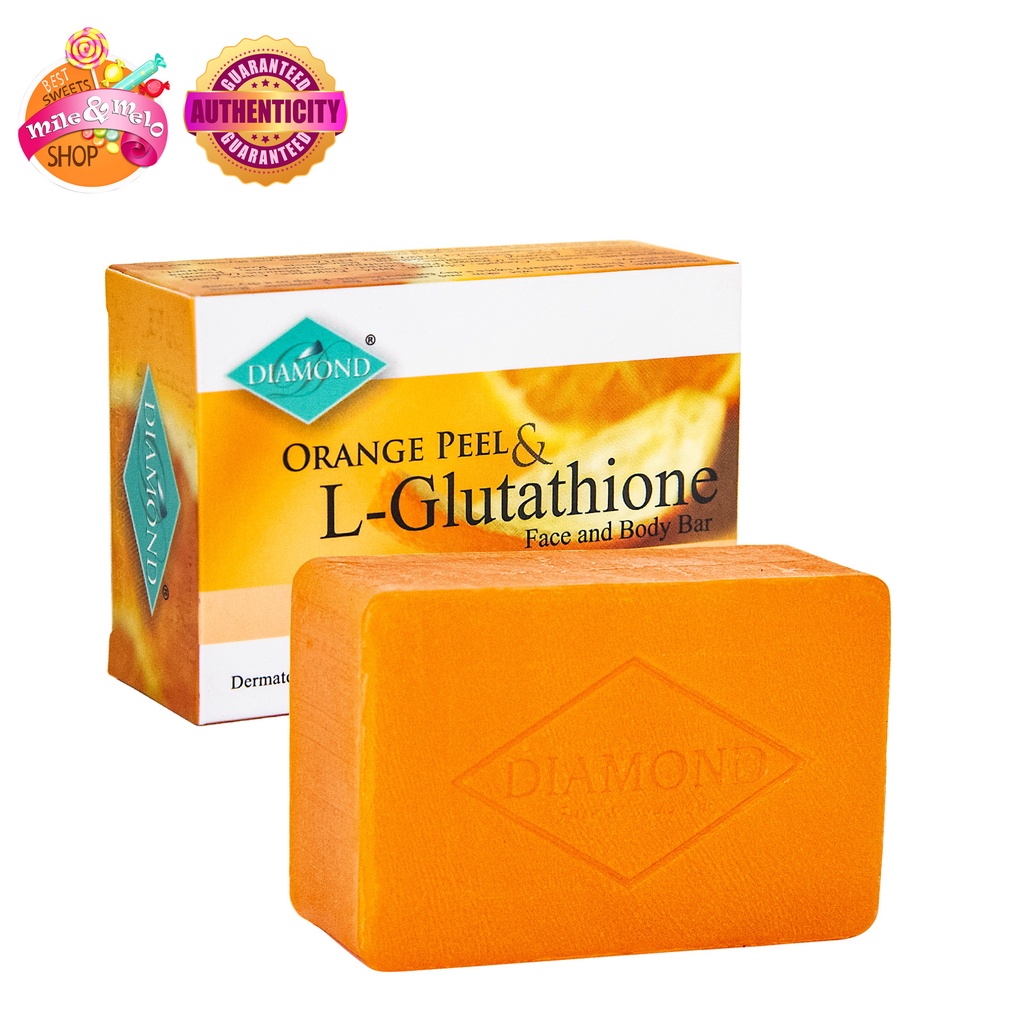 orange peel l glutathione soap review Diamond Orange Peel & L-Glutathione Soap 150g