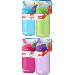 CamelBak eddy Kids 12oz Water Bottle, 2-Pack