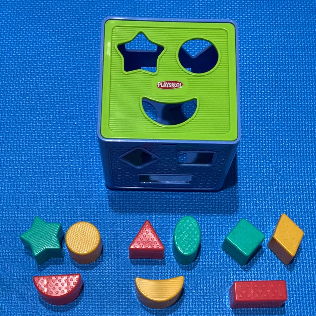 Playskool shape store sorter cube