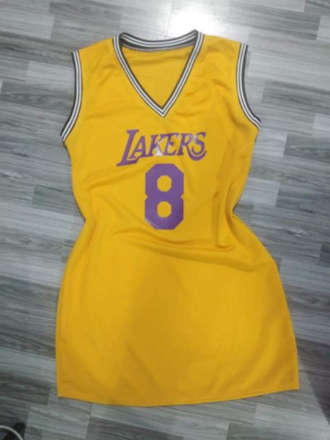 Lakers yellow Jersey dress #jerseydress - Depop