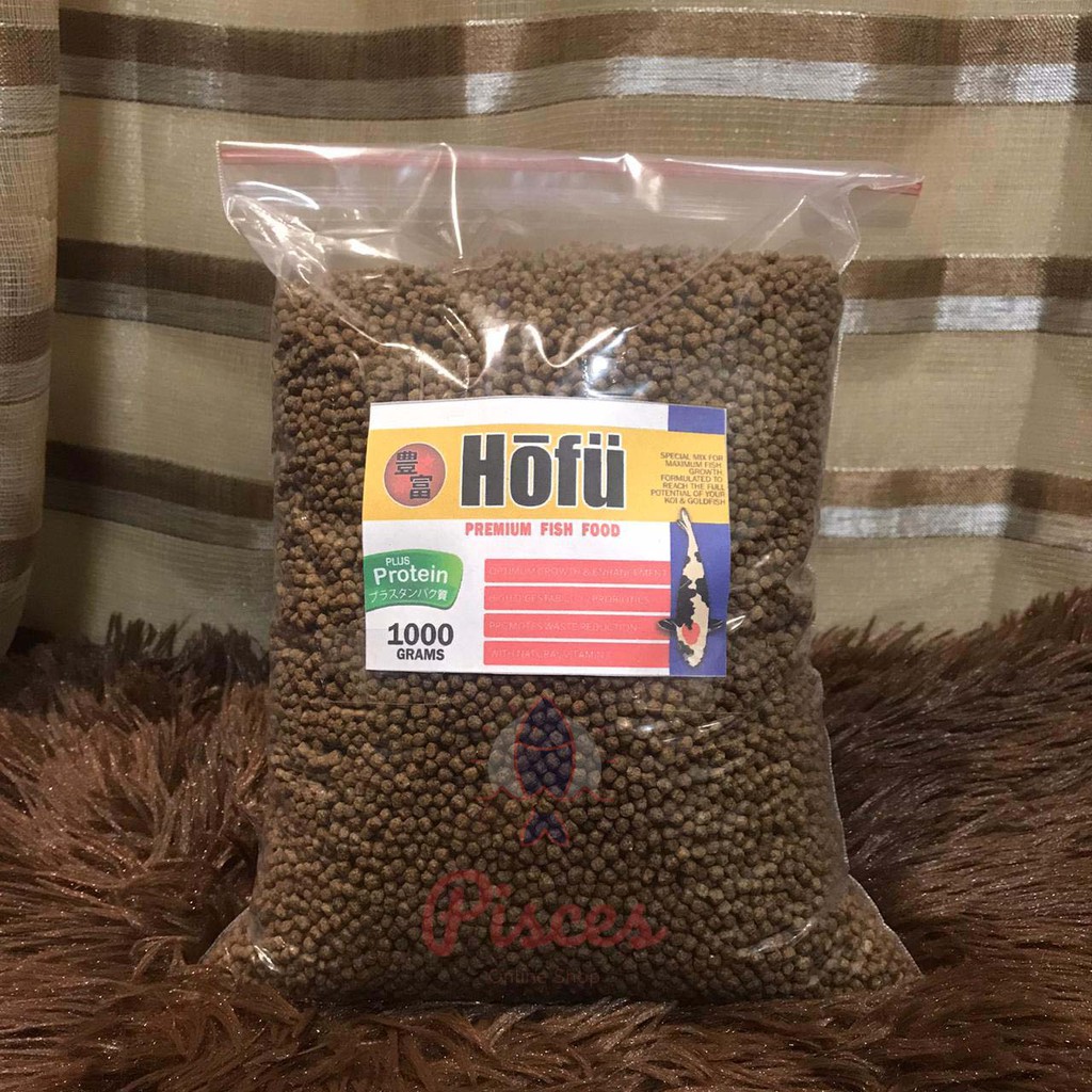 Hofu Protein Premium Fish Food Pellets Repack Shopee Philippines