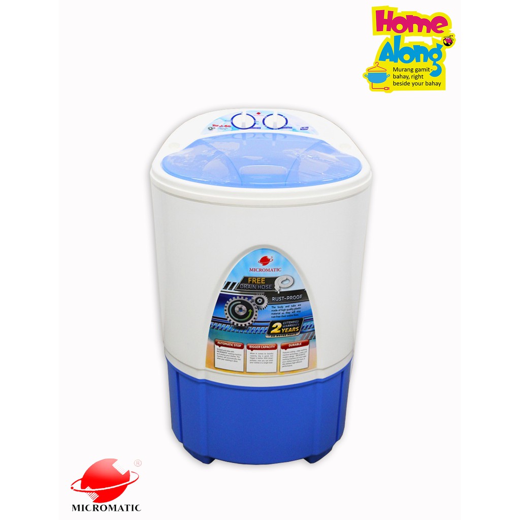 Micromatic Single Tub Washing Machine 8kg Biger Capacity W/ Wash Board Shopee Philippines