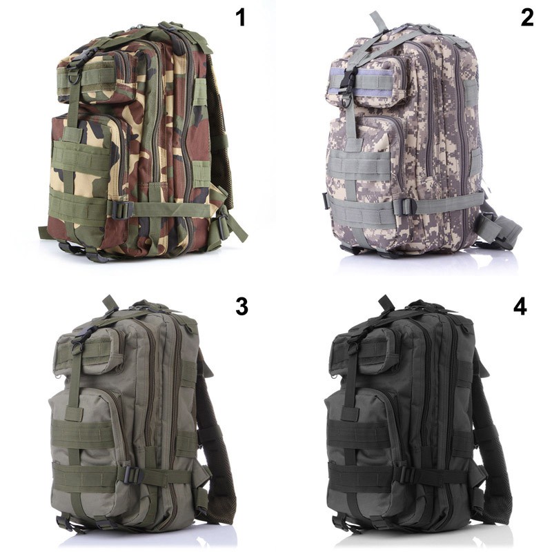 Outdoor Army Camo Bag Military 3P Tactical Backpack Sports Hiking Bag 25L Shopee Philippines