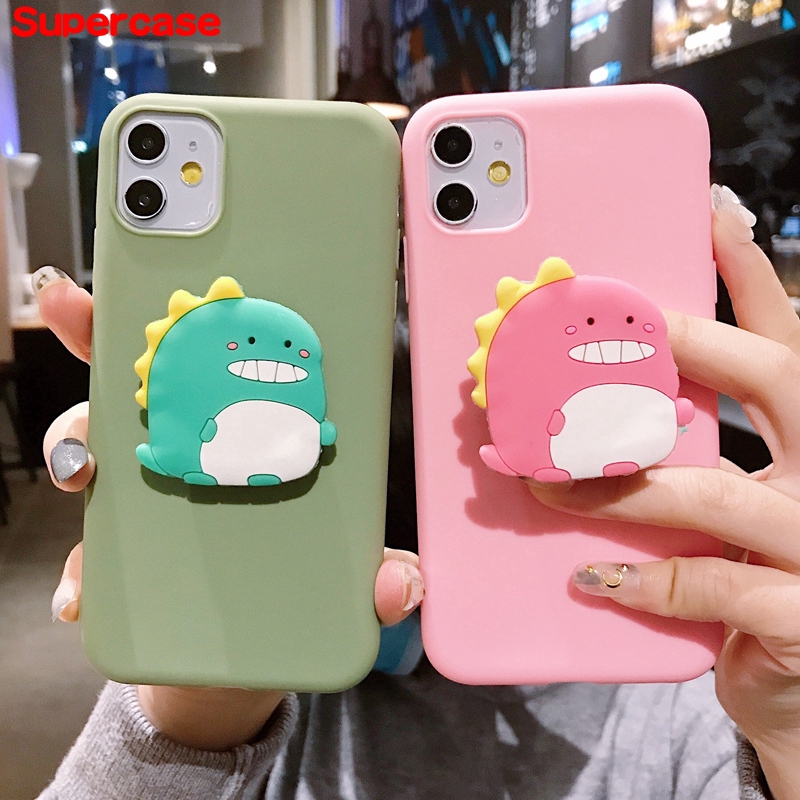 Cute Dinosaur Phone Case for Samsung Galaxy S8 Plus S6 S7 Edge J3 J5 J7 ...