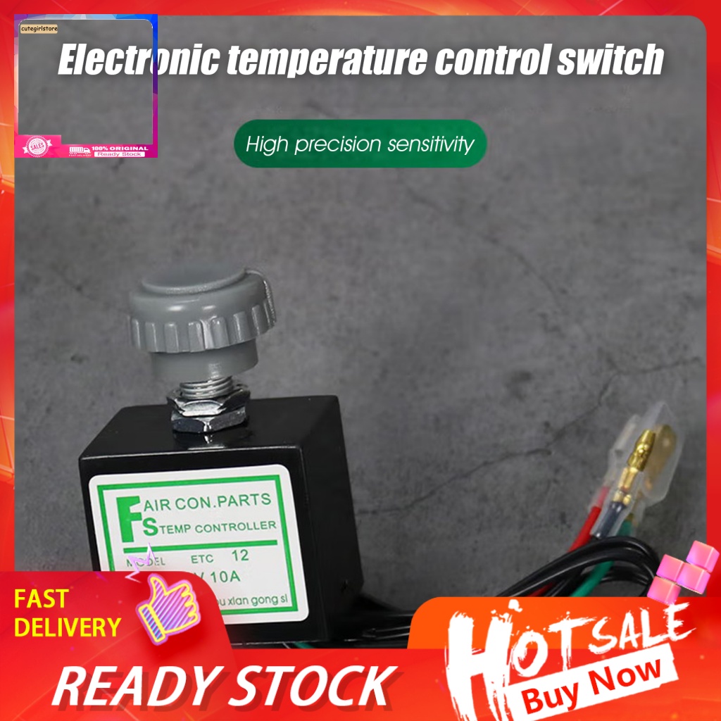 Cute_ AC Thermostat Controller Car Air Conditioner Electronic