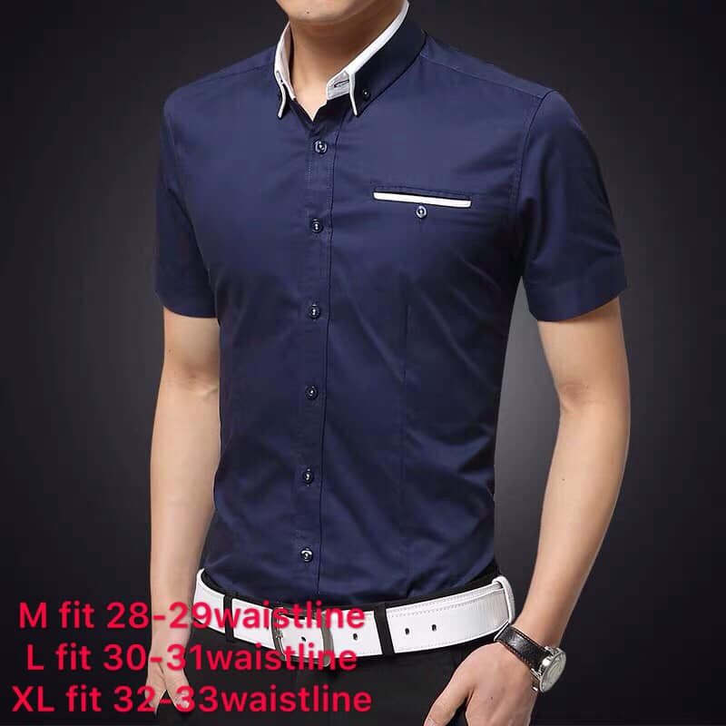 Formal Style Short Sleeve Polo For Men | Shopee Philippines