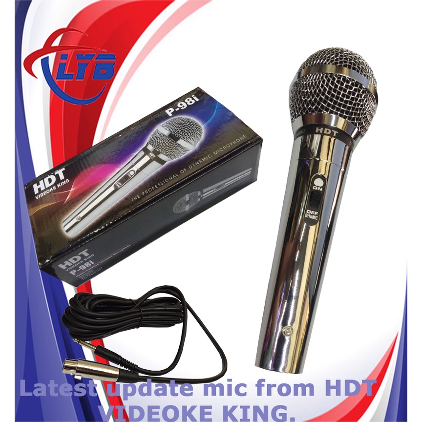 Hyundai P-98i HDT Heavy Duty Professional Dynamic Microphone | Shopee ...