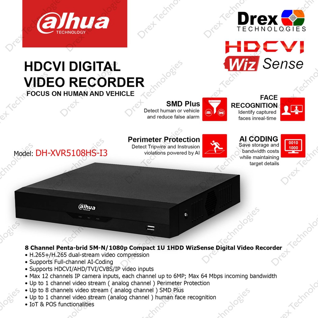 Hdcvi digital best sale video recorder