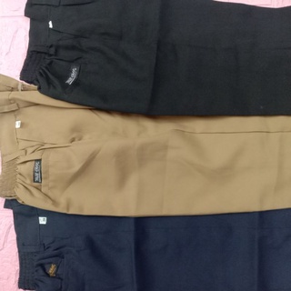 SCHOOL UNIFORM PANTS FOR BOYS (black,khaki,navy blue) GARTERIZED FOR ...