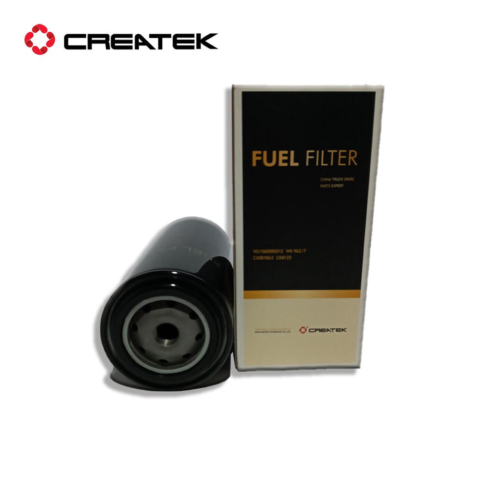 Createk Fuel Filter VG1560080012 (VG1560080011, WK962/7, CX0818A3) Howo ...