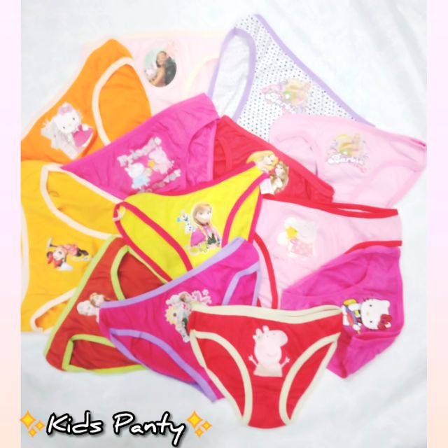 sale! Disney Character Print Cotton Panty Kids underwear For girls