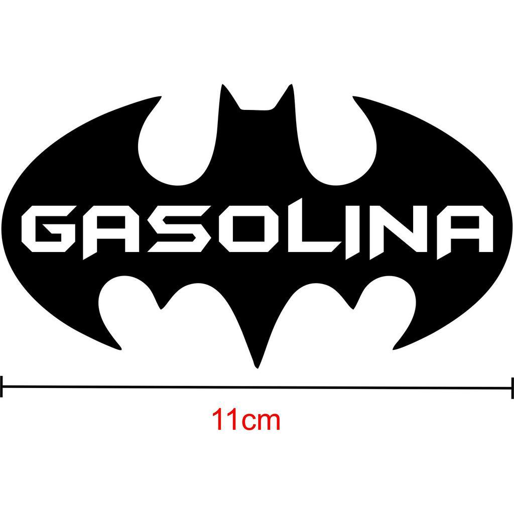 Batman inspired gas tank cover sticker for cars V3 Premium Krudo