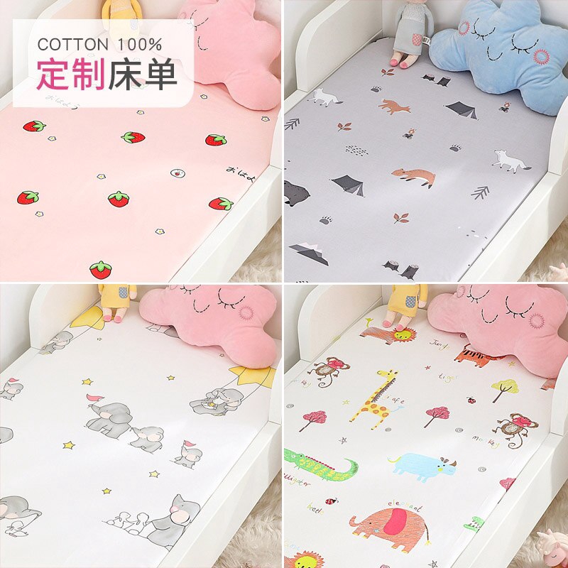 Soft Baby Bed Mattress Protectors Covers Baby Fitted Bed Sheet
