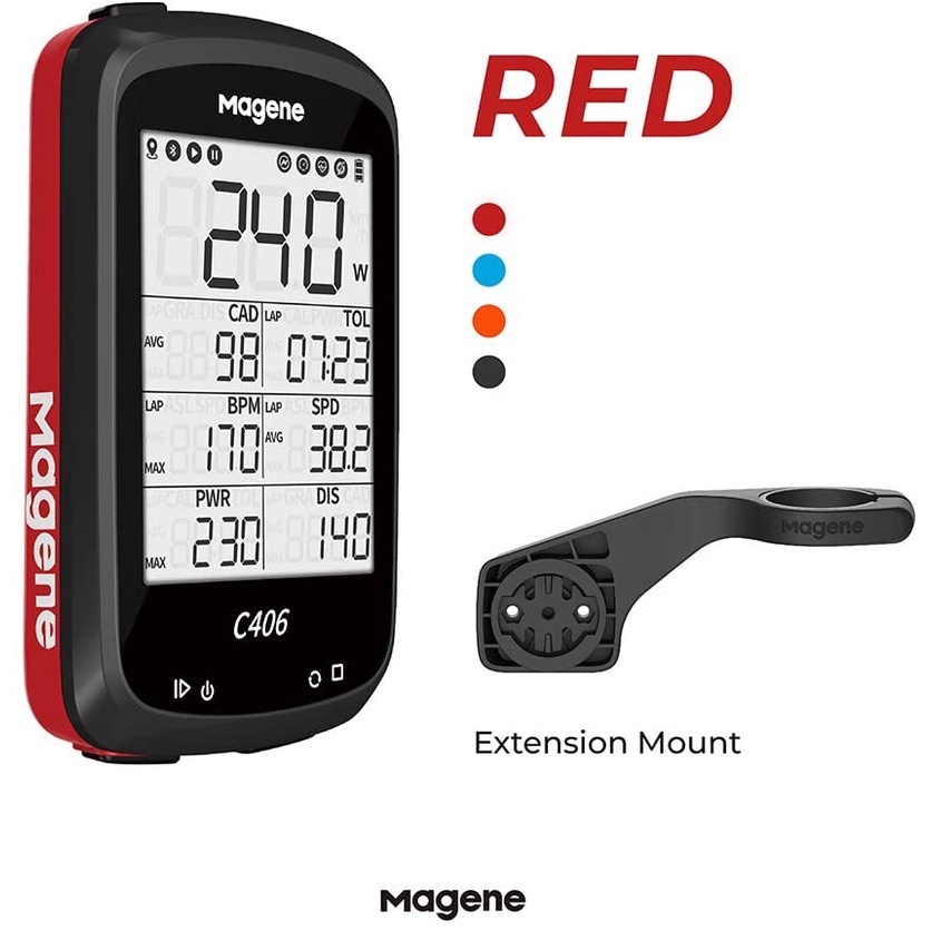Magene C406 Bike Computer Speedometer Wireless GPS Cycling Cadence
