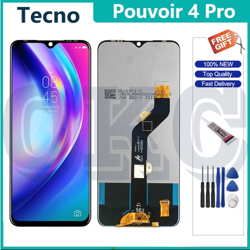 Original For Tecno Pouvoir 4 pro / LC8 LCD with Frame Display Touch ...