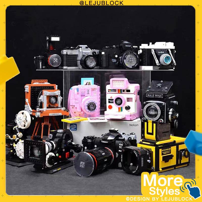 【LEJUBLOCK】camera building blocks kids toys VCR model nano block ...