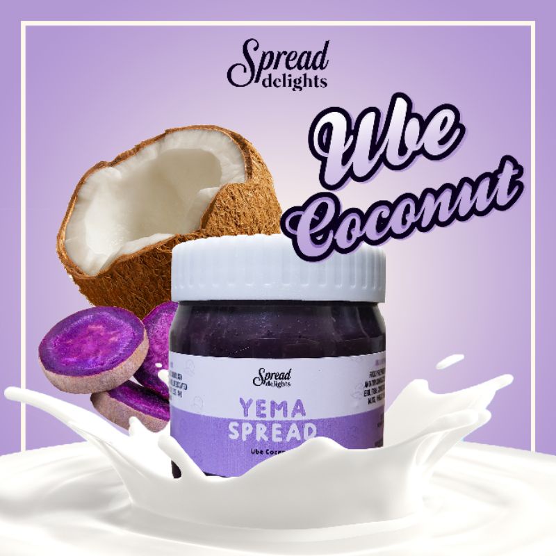 Spread Delights Ube Coconut Yema Spread 380g Shopee Philippines
