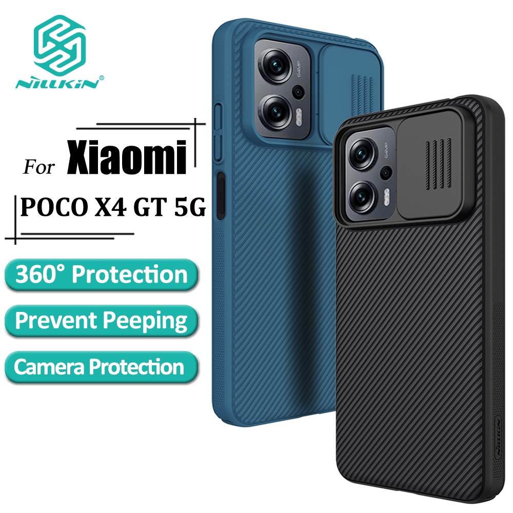 NILLKIN Camshield Case For Xiaomi Redmi Note 10 5G / POCO M3 Pro Hard PC  Casing with Slide Camera Phone Case Lens Protection Shockproof Back Cover