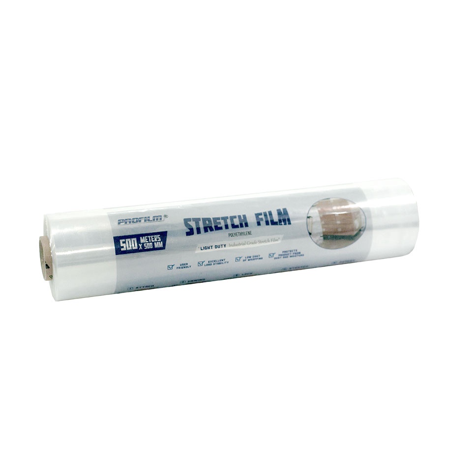 Profilm Stretch Film Light Duty 15microns x 500mm x 500m | Shopee ...